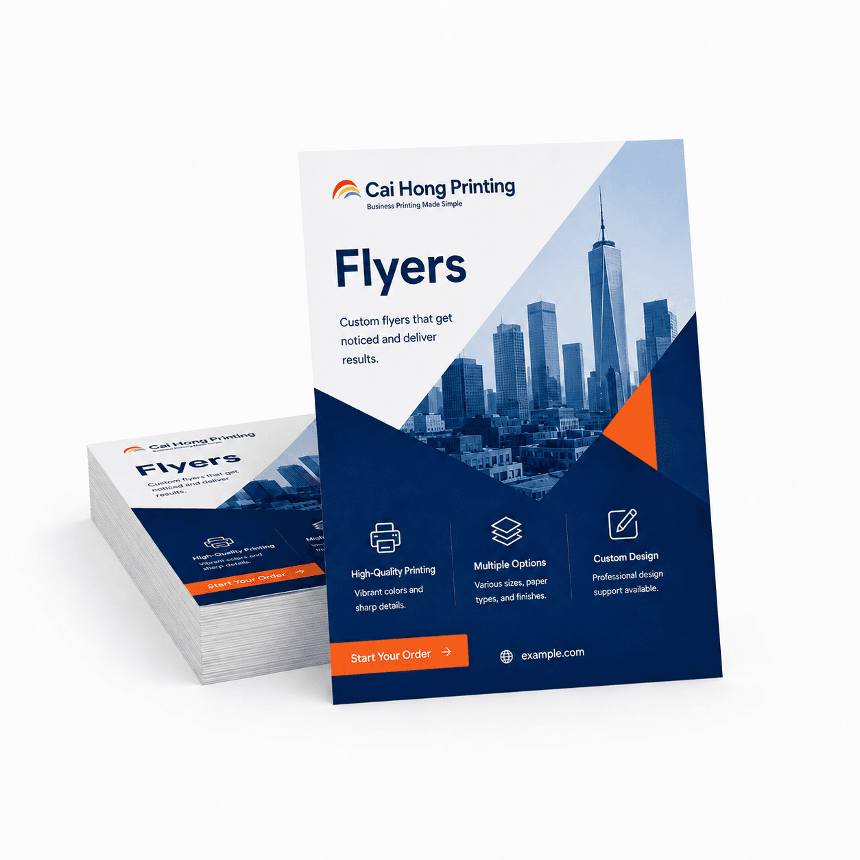 Cai Hong Printing flyer print sample